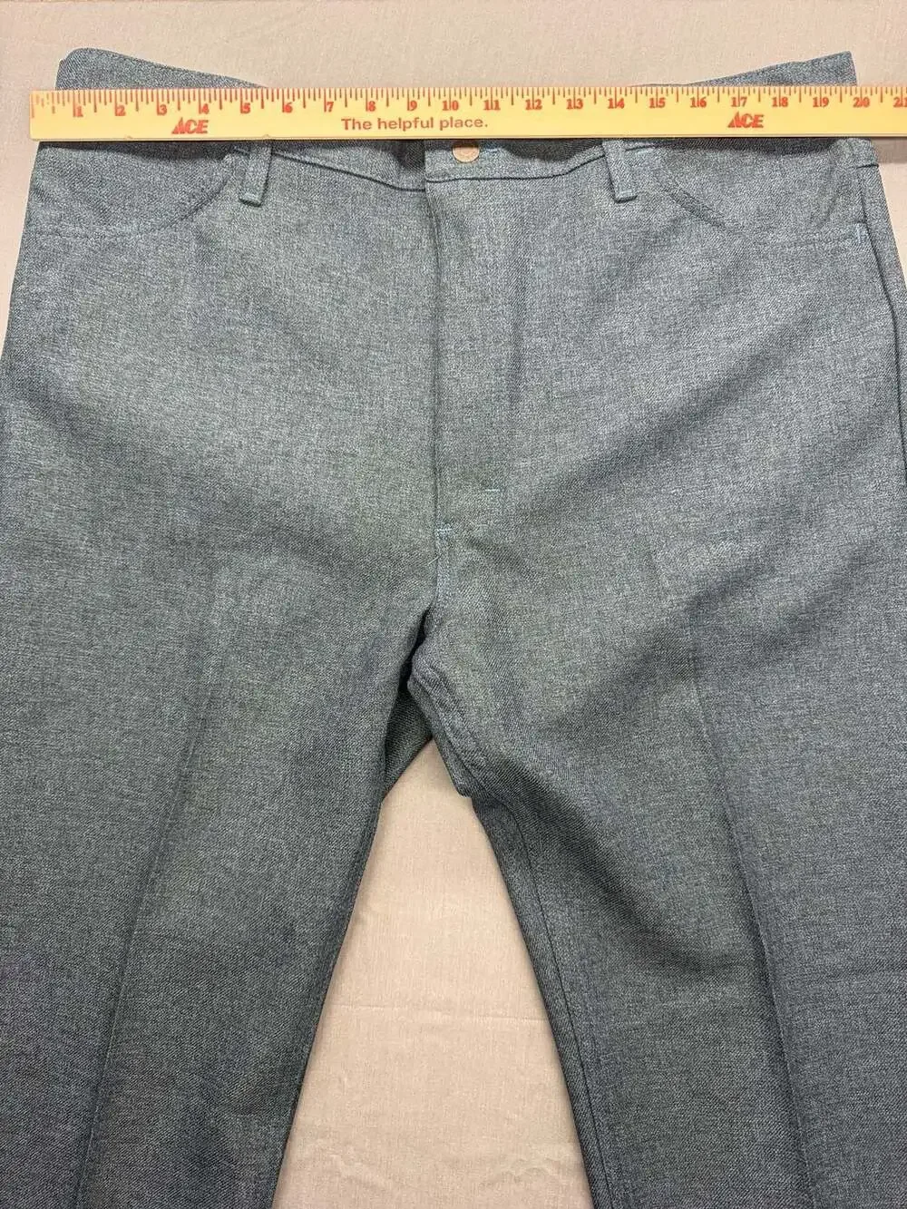 Vintage style Wrangler Wrancher Dress Jeans Polyester Bootcut Pants